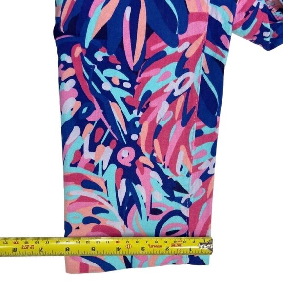 SIMPLY SOUTHERN Flashy Hi-Rise Cropped Pants Medium "Rainforest" Multicolor NWT - Picture 14 of 16